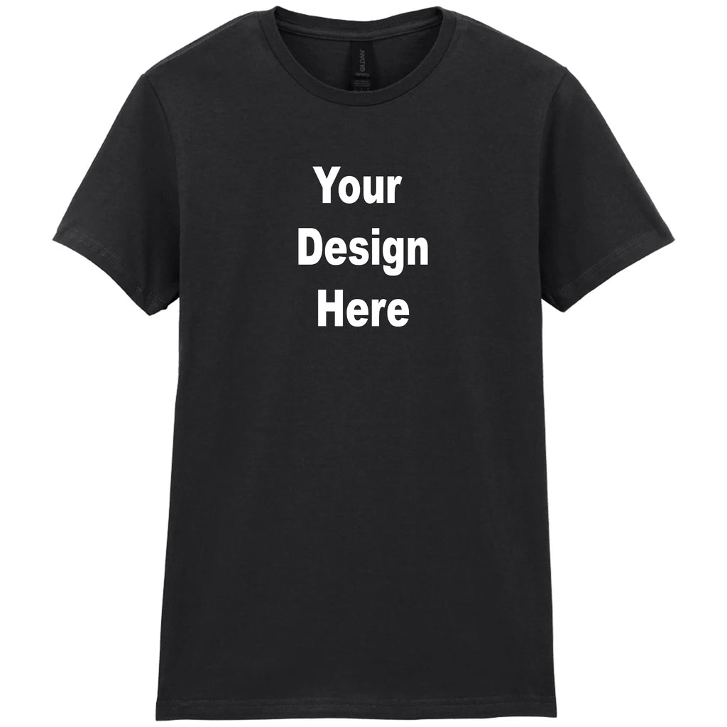 Women's Gildan Polyester/Cotton Custom Screen printed T-shirt