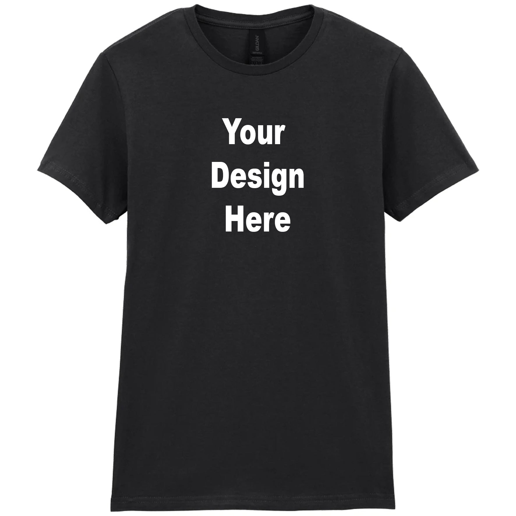 Women's Gildan Polyester/Cotton Custom Screen printed T-shirt
